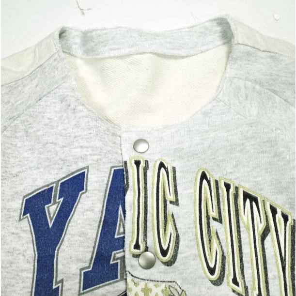 CHANGES チェンジーズ 日本製 REMAKE SWEAT SNAP CARDIGAN リメイクスウェットスナップカーディガン Free グレー トレーナー トップス |  | 02