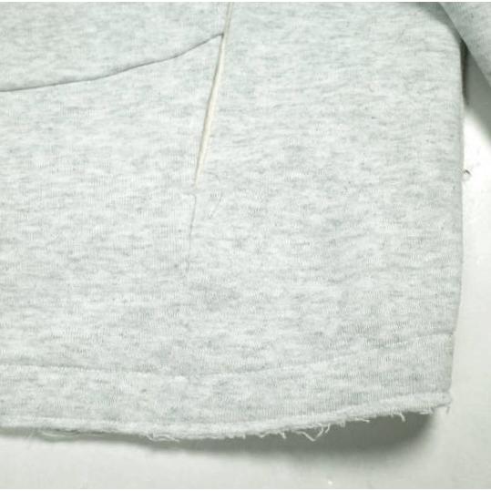 CHANGES チェンジーズ 日本製 REMAKE SWEAT SNAP CARDIGAN リメイクスウェットスナップカーディガン Free グレー トレーナー トップス |  | 04