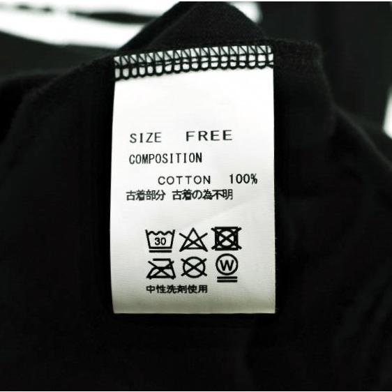 CHANGES チェンジーズ VINTAGE REMAKE LONG SLEEVE TEE Motorhead ヴィンテージリメイクロングスリーブTシャツ Free BLACK 長袖 ボーダー |  | 07