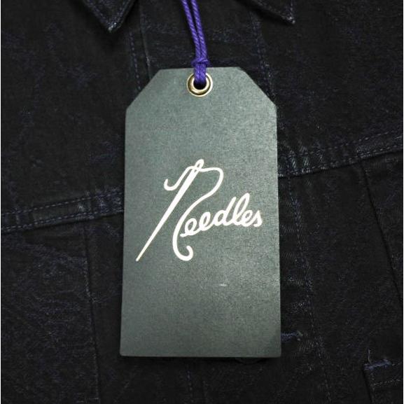 新品 Needles ニードルス H.D. All-In-One - 10oz Denim ヒザデルオールインワン 10オンスデニム NS165 S BLACK/PURPLE ジャンプスーツ |  | 02