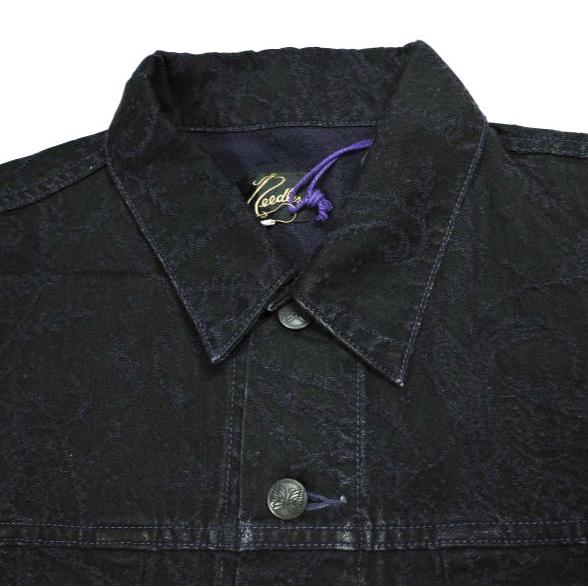新品 Needles ニードルス H.D. All-In-One - 10oz Denim ヒザデルオールインワン 10オンスデニム NS165 S BLACK/PURPLE ジャンプスーツ |  | 03