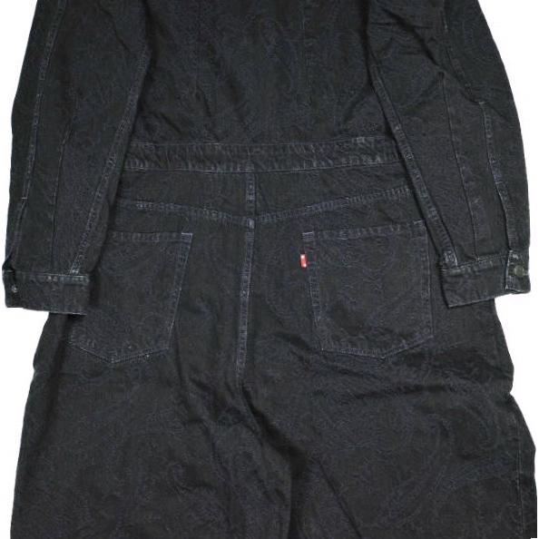 新品 Needles ニードルス H.D. All-In-One - 10oz Denim ヒザデルオールインワン 10オンスデニム NS165 S BLACK/PURPLE ジャンプスーツ |  | 07