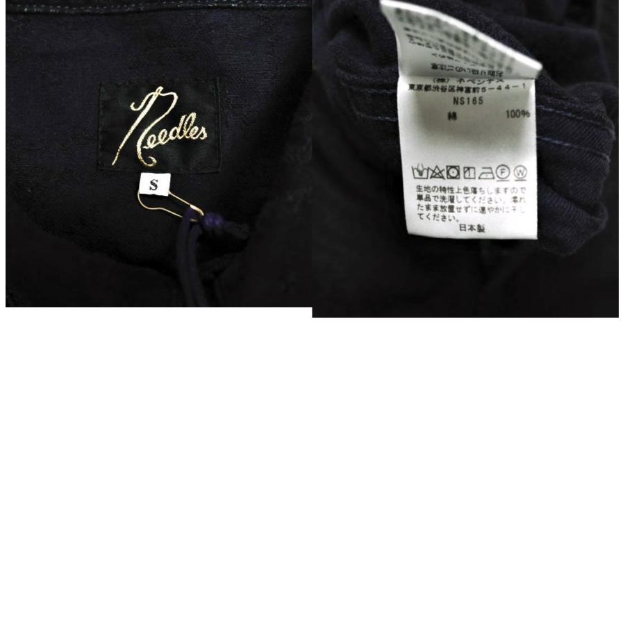 新品 Needles ニードルス H.D. All-In-One - 10oz Denim ヒザデルオールインワン 10オンスデニム NS165 S BLACK/PURPLE ジャンプスーツ |  | 09