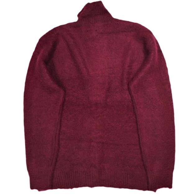Needles ニードルス 23AW 日本製 ZIPPED MOHAIR CARDIGAN - SOLID ジップモヘアカーディガン NS283 L Bordeaux モヘヤ ニット トップス |  | 01