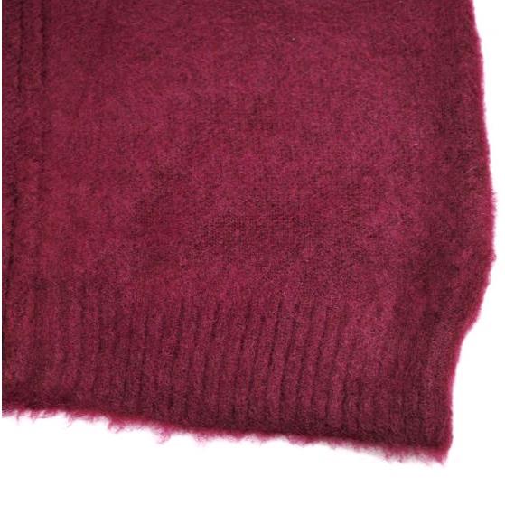 Needles ニードルス 23AW 日本製 ZIPPED MOHAIR CARDIGAN - SOLID ジップモヘアカーディガン NS283 L Bordeaux モヘヤ ニット トップス |  | 04