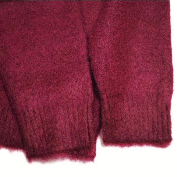 Needles ニードルス 23AW 日本製 ZIPPED MOHAIR CARDIGAN - SOLID ジップモヘアカーディガン NS283 L Bordeaux モヘヤ ニット トップス |  | 05