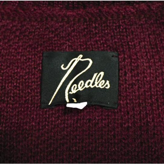 Needles ニードルス 23AW 日本製 ZIPPED MOHAIR CARDIGAN - SOLID ジップモヘアカーディガン NS283 L Bordeaux モヘヤ ニット トップス |  | 06