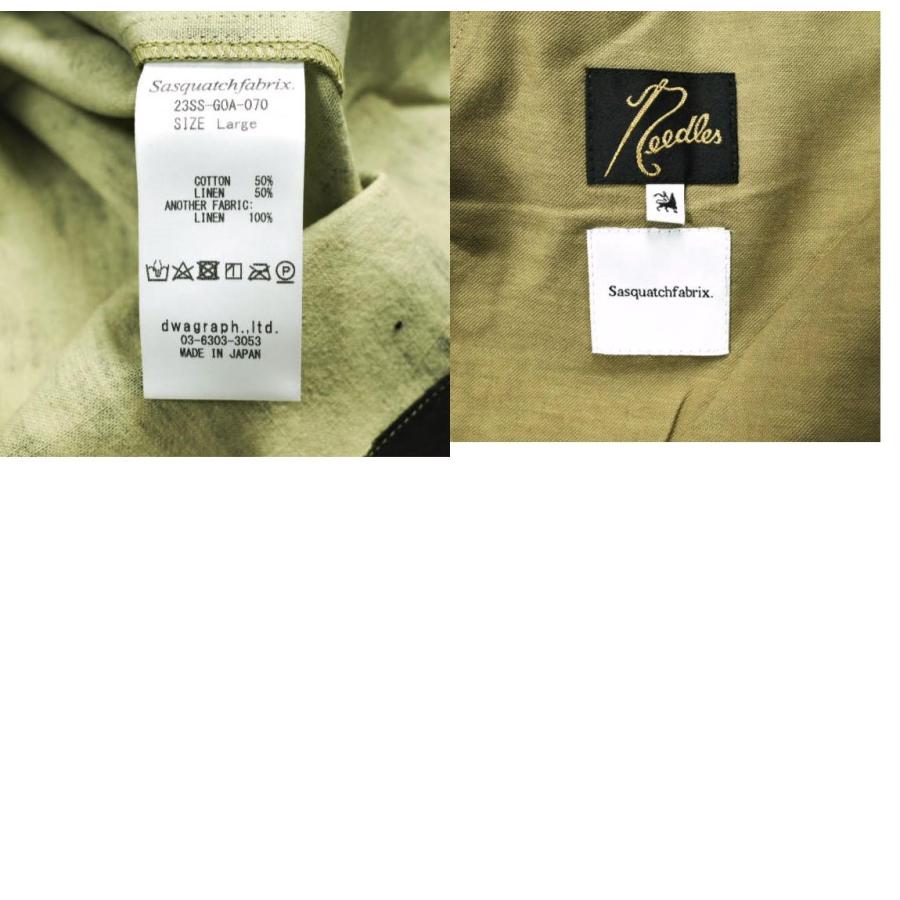新品 Needles x SASQUATCHfabrix. ニードルス サスクワァッチファブリックス 23SS 別注 PAJAMA SET パジャマセットアップ 23SS-GOA-070 L |  | 09
