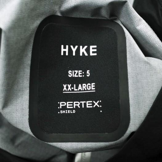新品 HYKE ハイク 25SS PERTEX SALVAGE PARKA パーテックスサルヴェージパーカー 17496 5(XXL) BLACK 定価71,500円 メンズ ジャケット |  | 04