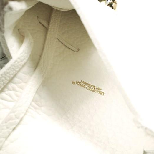 UNDERCOVER アンダーカバー 25SS 日本製 ディアスキンショルダーポーチ アイモチーフ UC1E4B04 Off White 巾着 バッグ カバン【新古品】【中古】【UNDERCOVER】 新品 UNDERCOVER アンダーカバー 25SS 日本製 ディアスキンショルダー