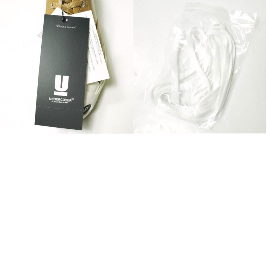 新品 UNDERCOVER アンダーカバー 24AW TOE LOGO LEATHER SNEAKERS トゥロゴ レザースニーカー UC2D9F02 M(26-26.5cm) BEIGE g24869 |  | 09