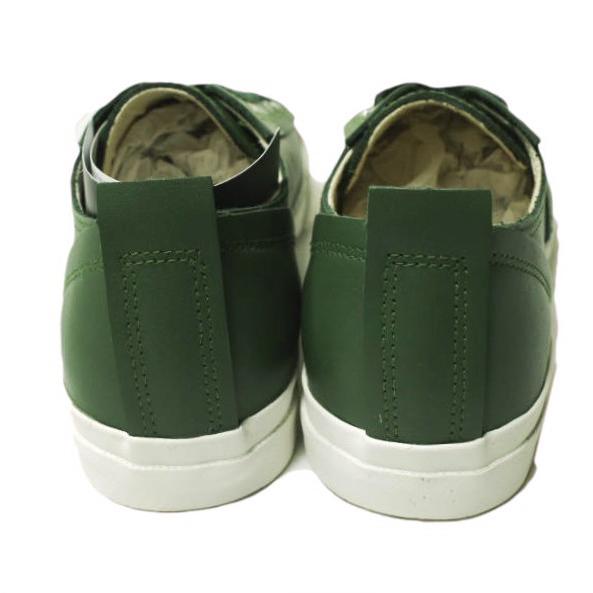 新品 UNDERCOVER アンダーカバー 24AW TOE LOGO LEATHER SNEAKERS トゥロゴ レザースニーカー UC2D9F02 L(27-27.5cm) GREEN シューズ |  | 03