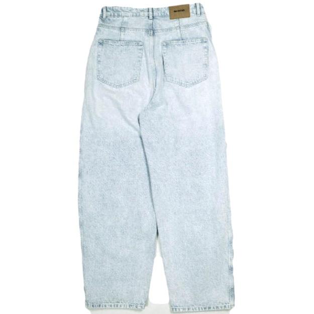 HED MAYNER ヘドメイナー 25SS イタリア製 PLEATED DENIM PANTS 2プリーツデニムパンツ HMMA67021A HA190 XS LIGHT/PASTEL BLUE ワイド バギー ジーンズ 定価101,200円 ボトムス【新古品】【中古】【HED MAYNER】 新品 HED MAYNER ヘドメイナー 25SS PLEATED DENIM PANTS 2プリーツ