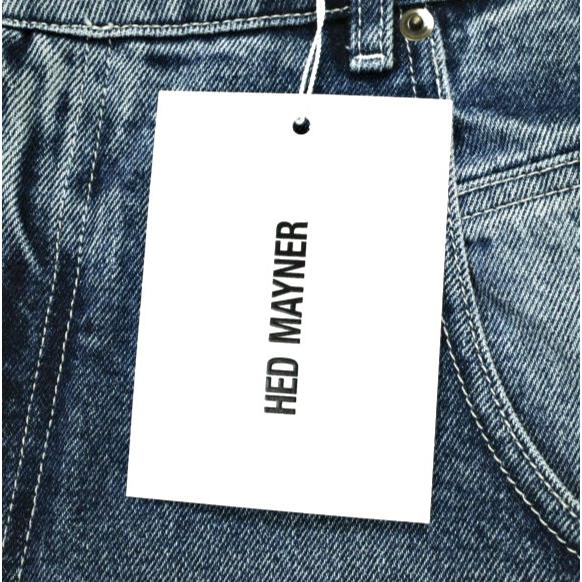 HED MAYNER ヘドメイナー 25SS イタリア製 DENIM PANTS バギーデニムパンツ HMMA67023A HA191 XS BRIGHT BLUE ワイド ジーンズ 定価115,500円 ボトムス【新古品】【中古】【HED MAYNER】 新品 HED MAYNER ヘドメイナー 25SS DENIM PANTS バギーデニムパンツ