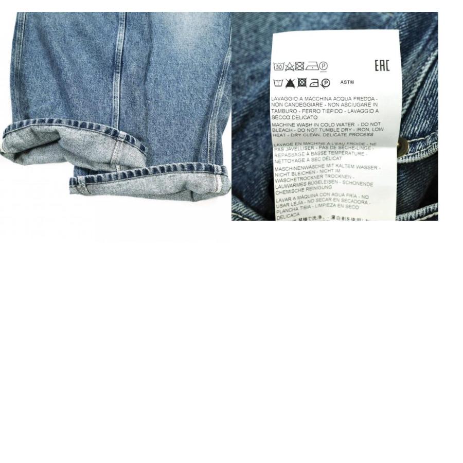 HED MAYNER ヘドメイナー 25SS イタリア製 DENIM PANTS バギーデニムパンツ HMMA67023A HA191 XS BRIGHT BLUE ワイド ジーンズ 定価115,500円 ボトムス【新古品】【中古】【HED MAYNER】 新品 HED MAYNER ヘドメイナー 25SS DENIM PANTS バギーデニムパンツ