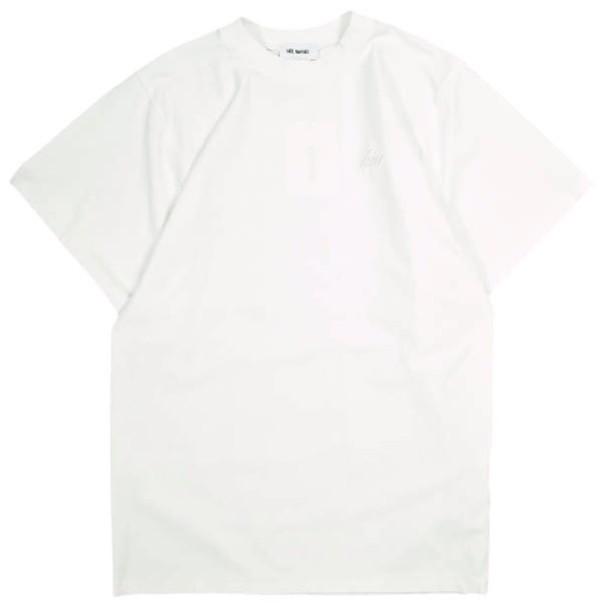 新品 HED MAYNER ヘドメイナー 25SS イタリア製 EMBROIDERED T-SHIRT オーバーサイズ刺繍Tシャツ HMMA70007R HA082A XS WHITE 定価45,100円 | 