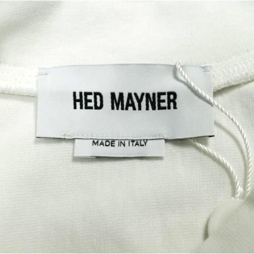 新品 HED MAYNER ヘドメイナー 25SS イタリア製 EMBROIDERED T-SHIRT オーバーサイズ刺繍Tシャツ HMMA70007R HA082A XS WHITE 定価45,100円 |  | 08