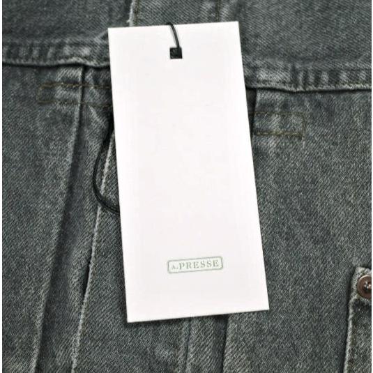 新品 A.PRESSE アプレッセ 25AW 日本製 Vintage Gray Denim Jacket 1st
