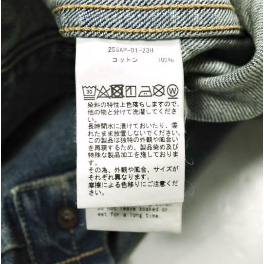 新品 A.PRESSE アプレッセ 25SS 日本製 1st Type Denim Jacket デニムジャケット 25SAP-01-23H 46 INDIGO Gジャン Tバック アウター g24911 |  | 08