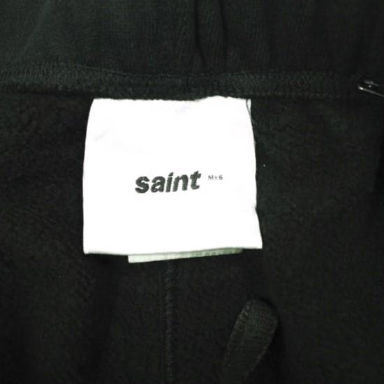 新品 SAINT MICHAEL セントマイケル 25SS SWEAT SHORTS / RIBON SAINT カットオフ スウェットショーツ SM-HR8-0000-059 M BLACK Mxxxxxx |  | 03