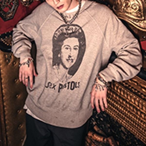 新品 SAINT MICHAEL x SEX PISTOLS セントマイケル 24AW 別注 SP_CREW SWT / QUEEN ヴィンテージ加工 スウェット SM-YS1-0000-C23 M GRAY |  | 02