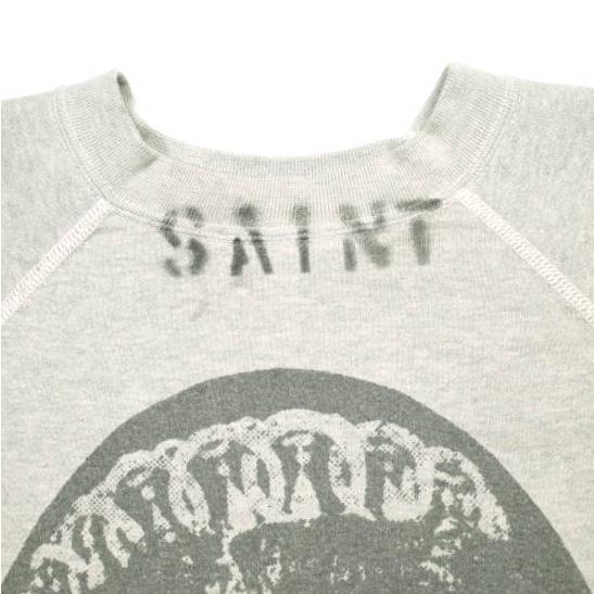新品 SAINT MICHAEL x SEX PISTOLS セントマイケル 24AW 別注 SP_CREW SWT / QUEEN ヴィンテージ加工 スウェット SM-YS1-0000-C23 M GRAY |  | 04