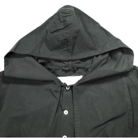 新品 CAMIEL FORTGENS カミエル フォートヘンス 24AW HOODED SCARF SHIRT フーデッドスカーフシャツ CF.18.04.03.01 S BLACK 定価74,800円 |  | 05