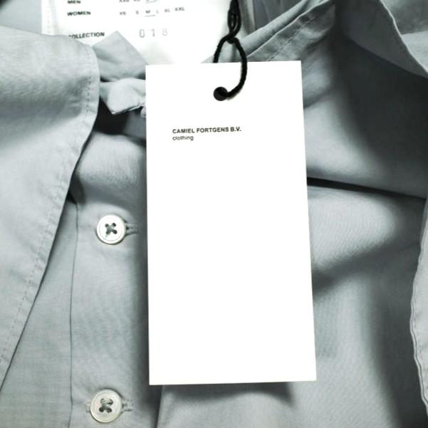 新品 CAMIEL FORTGENS カミエル フォートヘンス 24AW HOODED SCARF SHIRT フーデッドスカーフシャツ CF.18.04.03.01 S GREY 定価74,800円 |  | 03