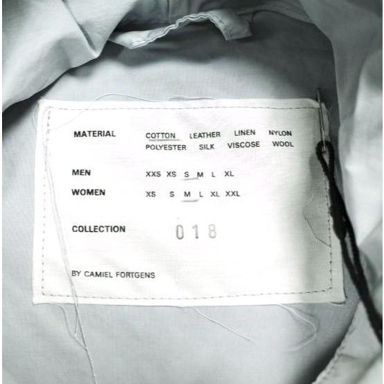 新品 CAMIEL FORTGENS カミエル フォートヘンス 24AW HOODED SCARF SHIRT フーデッドスカーフシャツ CF.18.04.03.01 S GREY 定価74,800円 |  | 04