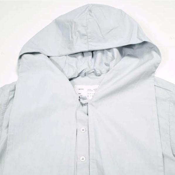 新品 CAMIEL FORTGENS カミエル フォートヘンス 24AW HOODED SCARF SHIRT フーデッドスカーフシャツ CF.18.04.03.01 S GREY 定価74,800円 |  | 05