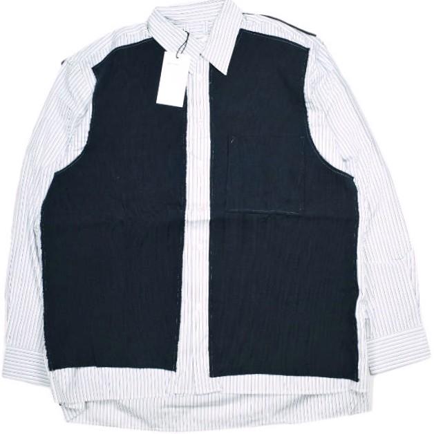 新品 CAMIEL FORTGENS カミエルフォートヘンス 24SS RESEARCH RIB PIECE SHIRT リサーチリブピースシャツ CF.17.04.08.01 M 定価102,300円 | 