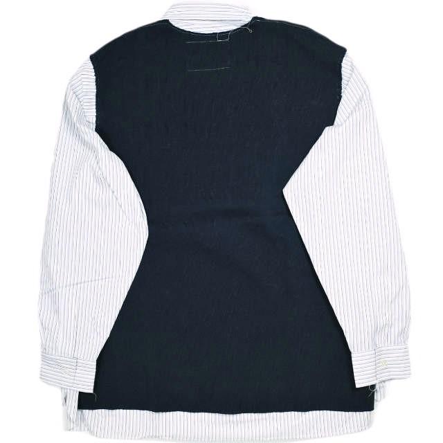 新品 CAMIEL FORTGENS カミエルフォートヘンス 24SS RESEARCH RIB PIECE SHIRT リサーチリブピースシャツ CF.17.04.08.01 M 定価102,300円 |  | 01