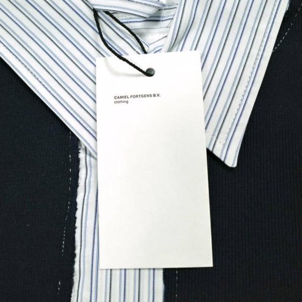 新品 CAMIEL FORTGENS カミエルフォートヘンス 24SS RESEARCH RIB PIECE SHIRT リサーチリブピースシャツ CF.17.04.08.01 M 定価102,300円 |  | 03