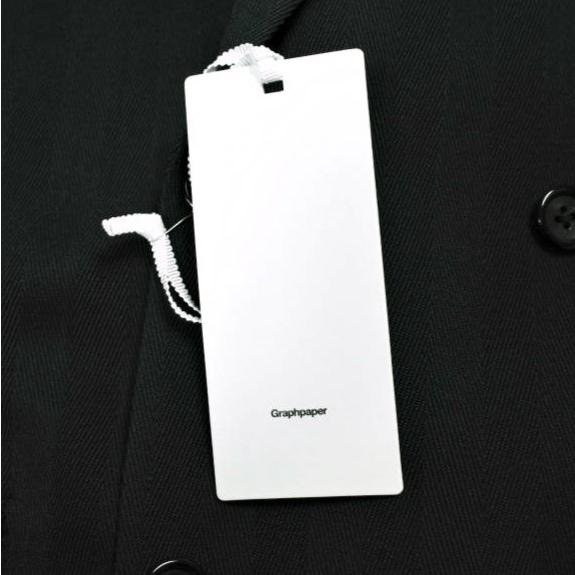 新品 Graphpaper x is-ness グラフペーパー イズネス 24AW 別注 Vintage Wool Double Jacket ウールダブルジャケット GM244-20019 1 BLACK |  | 03