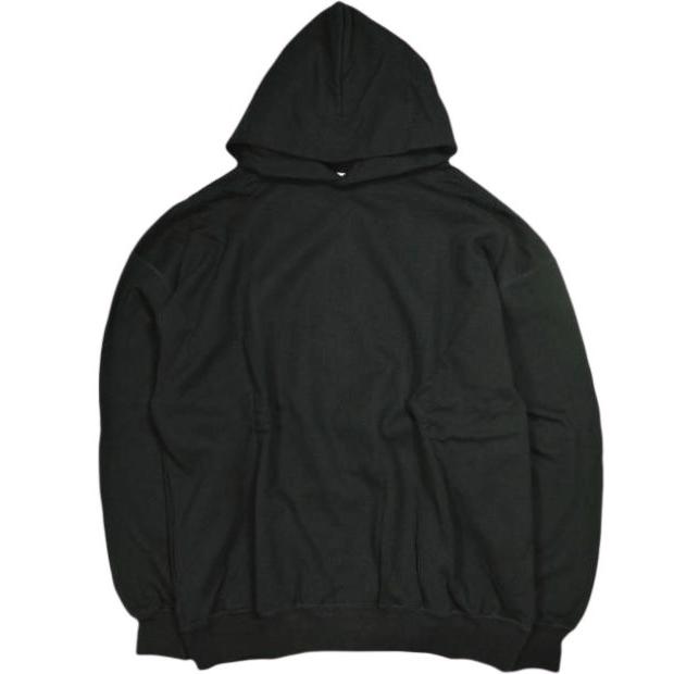 新品 Graphpaper グラフペーパー 24AW 日本製 AZUMA TERRY HOODIE GU243-70196B 2 BLACK 裏毛 スウェットプルオーバーパーカー g24930 | 