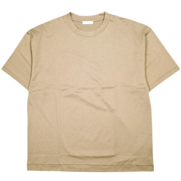 新品 ATON エイトン 24SS 日本製 Suvin 60/2 Oversized T-Shirt スビンコットンオーバーサイズTシャツ KKAGCM0015 04(M) Camel 半袖 g24936 | 