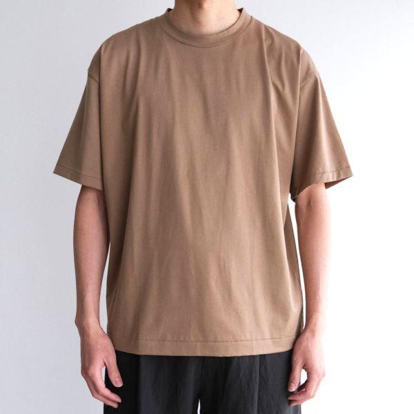 新品 ATON エイトン 24SS 日本製 Suvin 60/2 Oversized T-Shirt スビンコットンオーバーサイズTシャツ KKAGCM0015 04(M) Camel 半袖 g24936 |  | 02