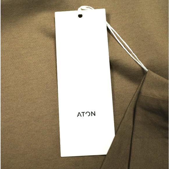 新品 ATON エイトン 24SS 日本製 Suvin 60/2 Oversized T-Shirt スビンコットンオーバーサイズTシャツ KKAGCM0015 04(M) Camel 半袖 g24936 |  | 03
