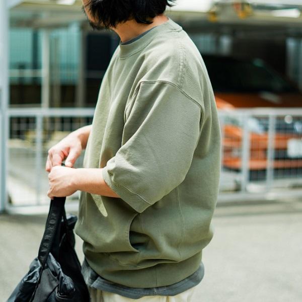 新品 THE NORTH FACE PURPLE LABEL 25SS 11oz Field Short Sleeve Sweatshirt 裏毛 ショートスリーブスウェット N25SH042 M Sg Sage Green |  | 02