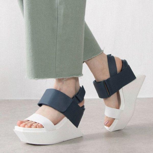 新品 UNITED NUDE ユナイテッドヌード 24SS Delta Wedge Sandal デルタウェッジサンダル 46430005 36(23.0-23.5cm) Deep Blue UN g24940 |  | 01