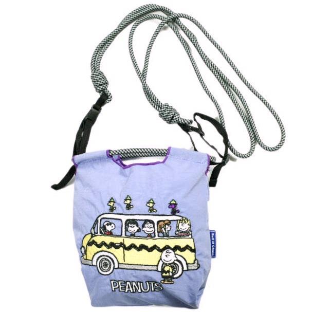 新品 BALL＆CHAIN x PEANUTS ボールアンドチェーン 別注 SNOOPY BUS Sサイズ 326205 LAVENDER ショルダーバッグ サコッシュ g24951 | 