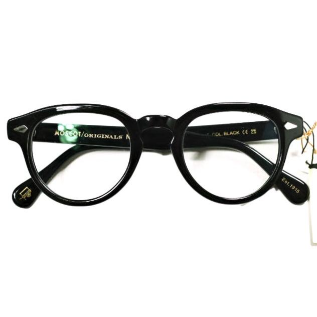 新品 MOSCOT モスコット MAYDELA 46サイズ ユニセックスモデル メイデラ BLACK/CLEAR 46□22-145 ボストンフレーム 眼鏡 メガネ サングラス |  | 01