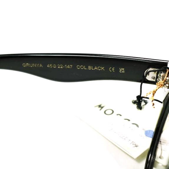 新品 MOSCOT モスコット GRUNYA 45サイズ ユニセックスモデル グルンヤ BLACK/CLEAR(度無し) 45□22-147 ラウンド サングラス 眼鏡 メガネ |  | 06