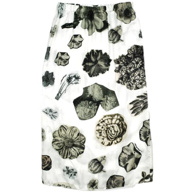 新品 MARNI マルニ 24SS イタリア製 NOCTURNAL PRINT SKIRT フローラルプリント シルクスカート GOMA0107A0 UTSG18 36 定価129,800円 | 