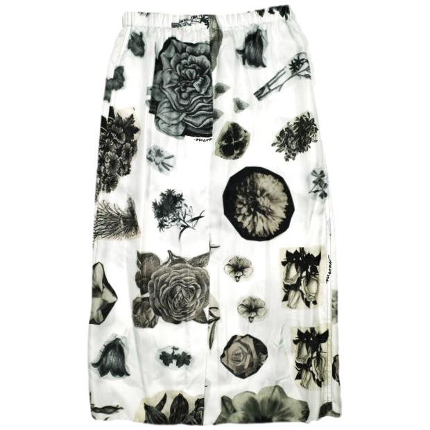新品 MARNI マルニ 24SS イタリア製 NOCTURNAL PRINT SKIRT フローラルプリント シルクスカート GOMA0107A0 UTSG18 36 定価129,800円 |  | 01
