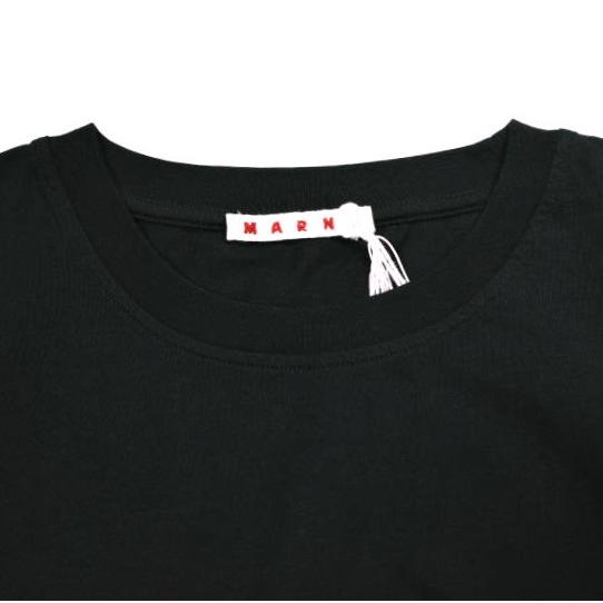 新品 MARNI マルニ 24AW ペイントロゴ ロングスリーブTシャツ THJE0294P1 USCS11 38 BLACK(L2N99) 長袖 カットソー 定価59,400円 g24987 |  | 04