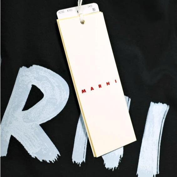 新品 MARNI マルニ 24AW ペイントロゴ ロングスリーブTシャツ THJE0294P1 USCS11 38 BLACK(L2N99) 長袖 カットソー 定価59,400円 g24988 |  | 03