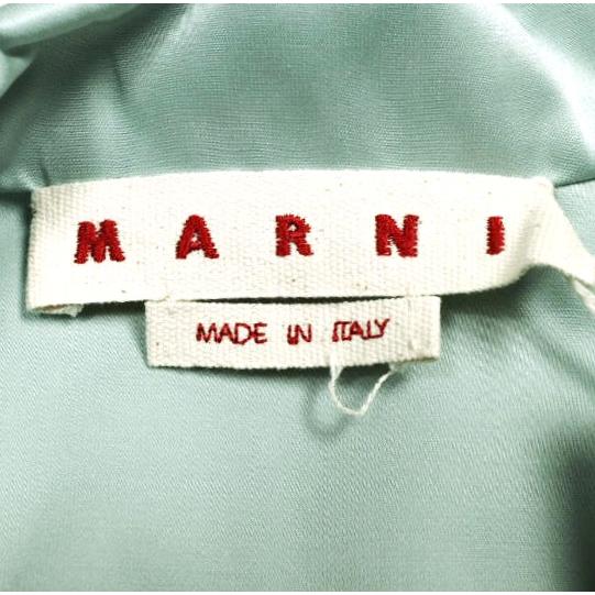 新品 MARNI マルニ 24SS コットンブレンド ギャザータフタパーカー JKMA0288A0 UTP749WR 38 AQUA MARINE(00B24) 定価269,500円 コート |  | 04