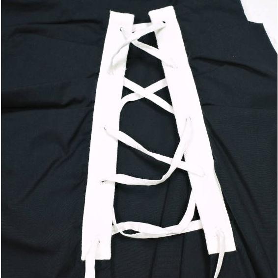 新品 DRIES VAN NOTEN ドリスヴァンノッテン 24SS SIAMO 8329 W.W.SKIRT レースアップラップスカート 34 MID NIGHT 定価85,800円 g25000 |  | 05