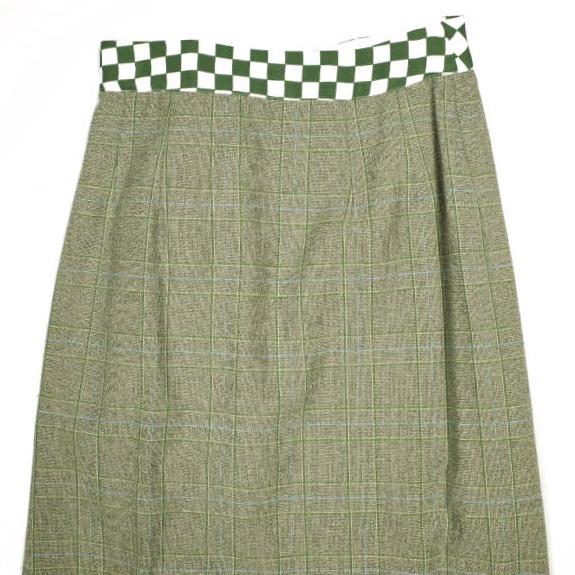 新品 DRIES VAN NOTEN ドリスヴァンノッテン 24SS SOLE 8227 W.W.SKIRT チェッカーフリルスカート 241-010830-8227-976 34 定価159,500円 |  | 06